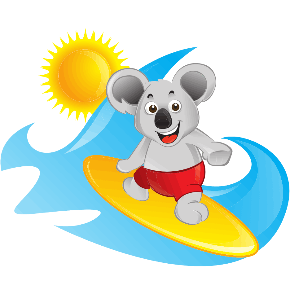 Koala Surfer